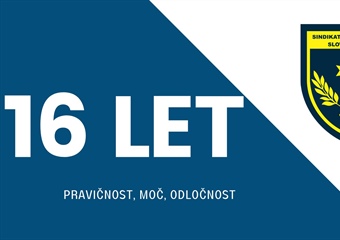 ČESTITKA OB 16. LETNICI SINDIKATA POLICISTOV SLOVENIJE