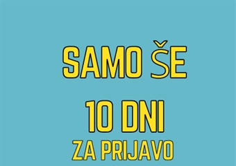 SAMO ŠE 10 DNI ZA PRIJAVO NA KONGRES